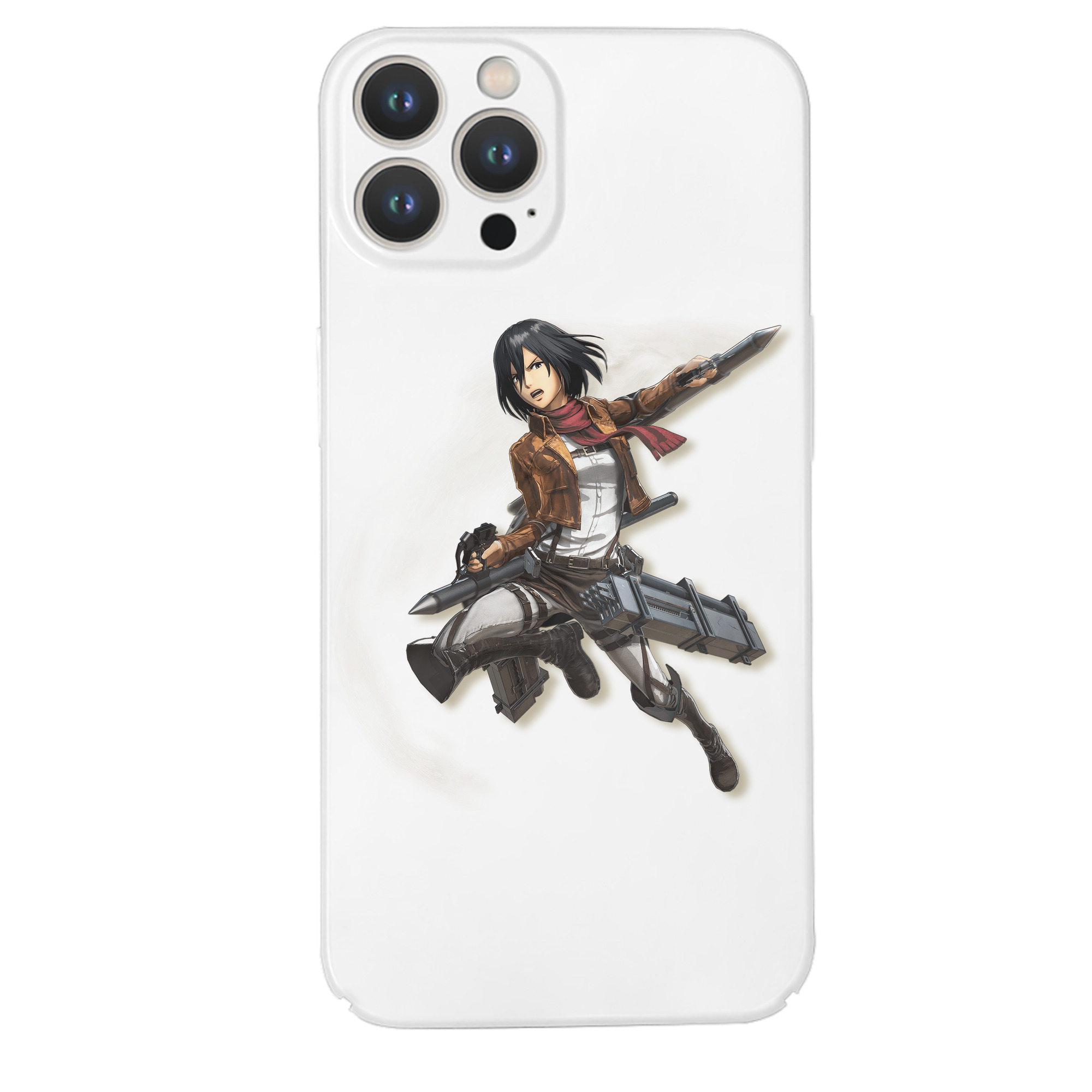 （画像用） 進撃の巨人 ミカサ·アッカーマン Attack on Titan Mikasa Ackerman 【iPhone 14シリーズ対応】ハードケース